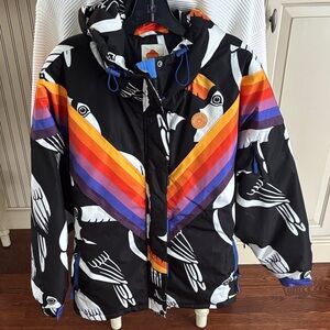 Farm Rio Bird Print Jacket